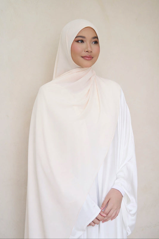 NURA Shawl (Nude Cream)